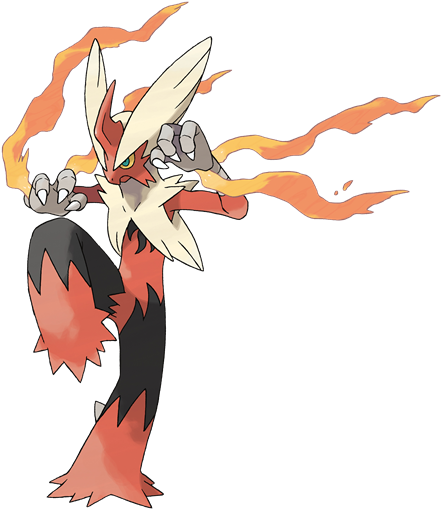 Pokémon X & Y - Mega Blaziken (471x530), Png Download