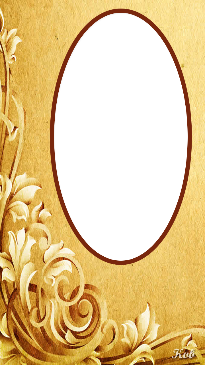 Simple Flourish Frame (720x1280), Png Download