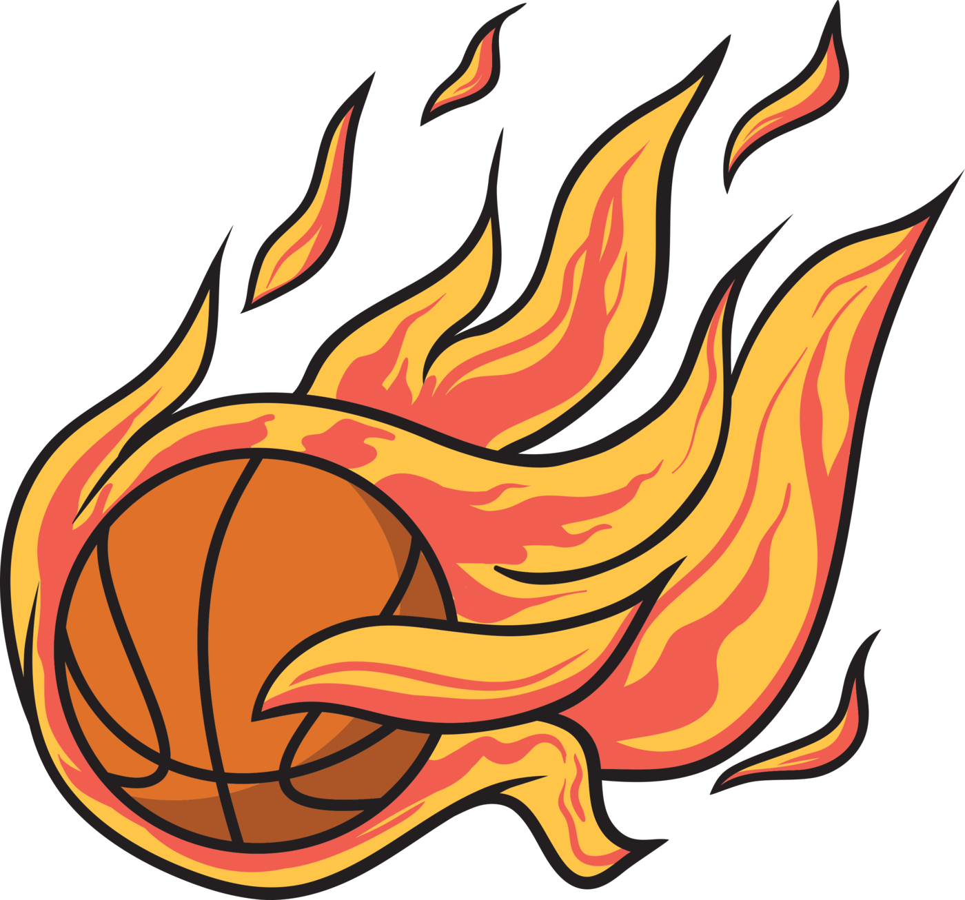 Pick-up Basketball - Vector Basketball Png (1400x1306), Png Download