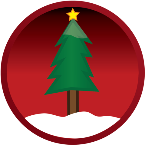 Free Vector Vector Christmas Tree Button - Christmas Start Button Png (700x490), Png Download