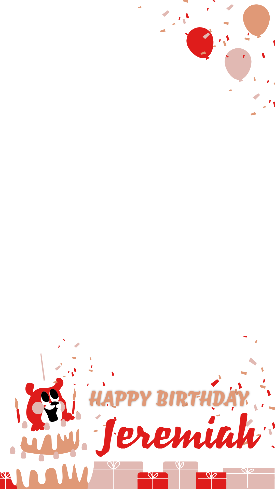 Filter[filter] Happy Birthday Filter For Myself On - Happy Birthday Filter (1080x1920), Png Download