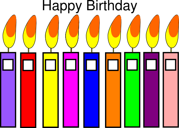 Happy Birthday Svg Clip Arts 600 X 429 Px (600x429), Png Download