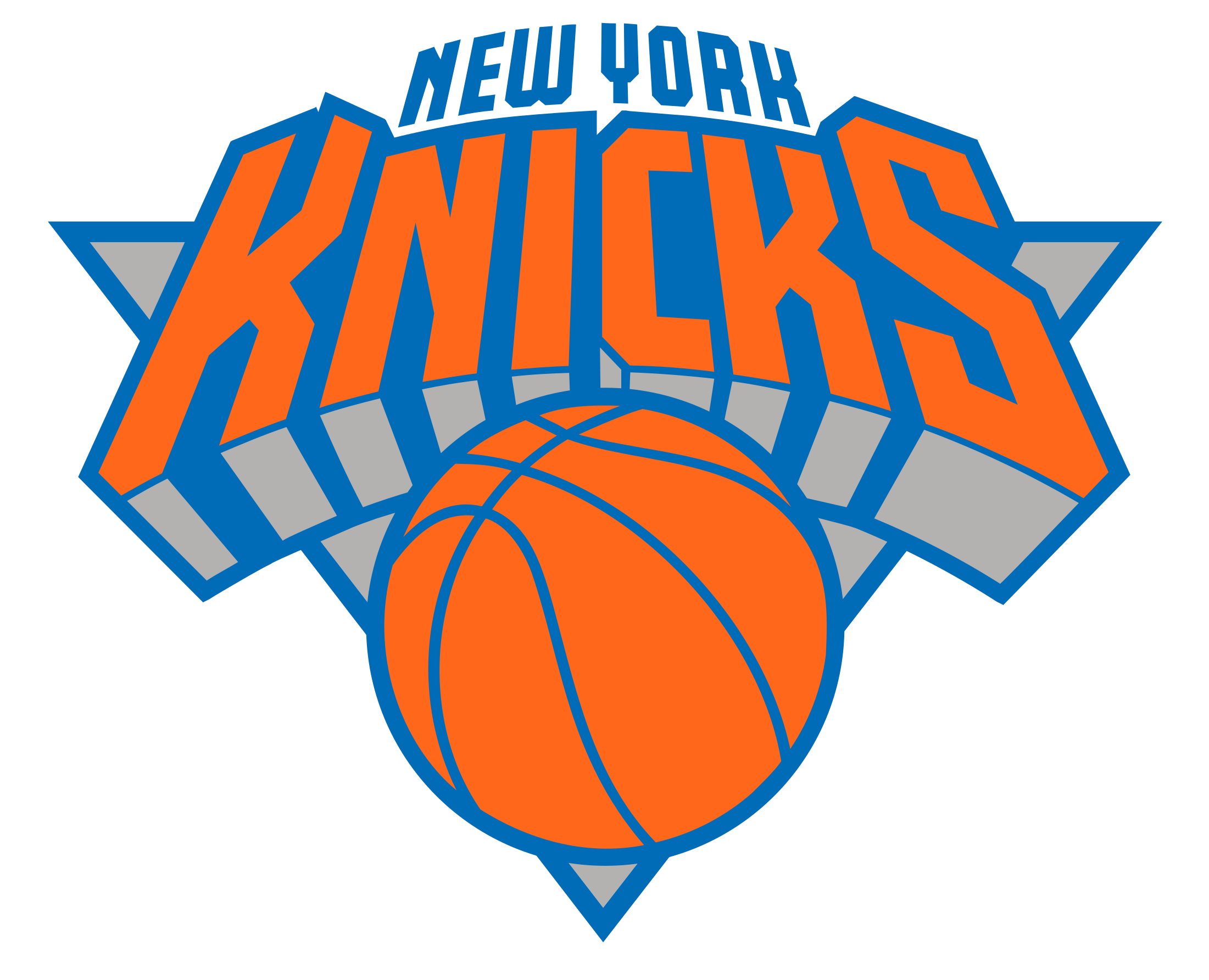 New York Knicks Logo Png Transparent - New York Knicks Logo (2400x2000), Png Download