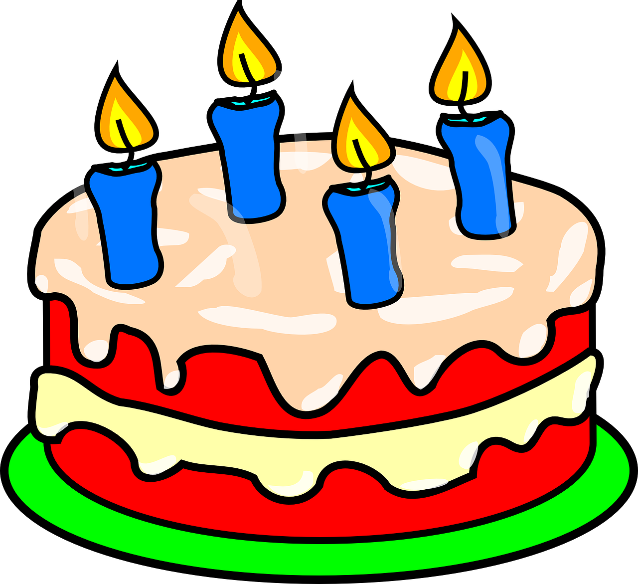 Cake-308449 1280 - Cake Clipart (1280x1171), Png Download