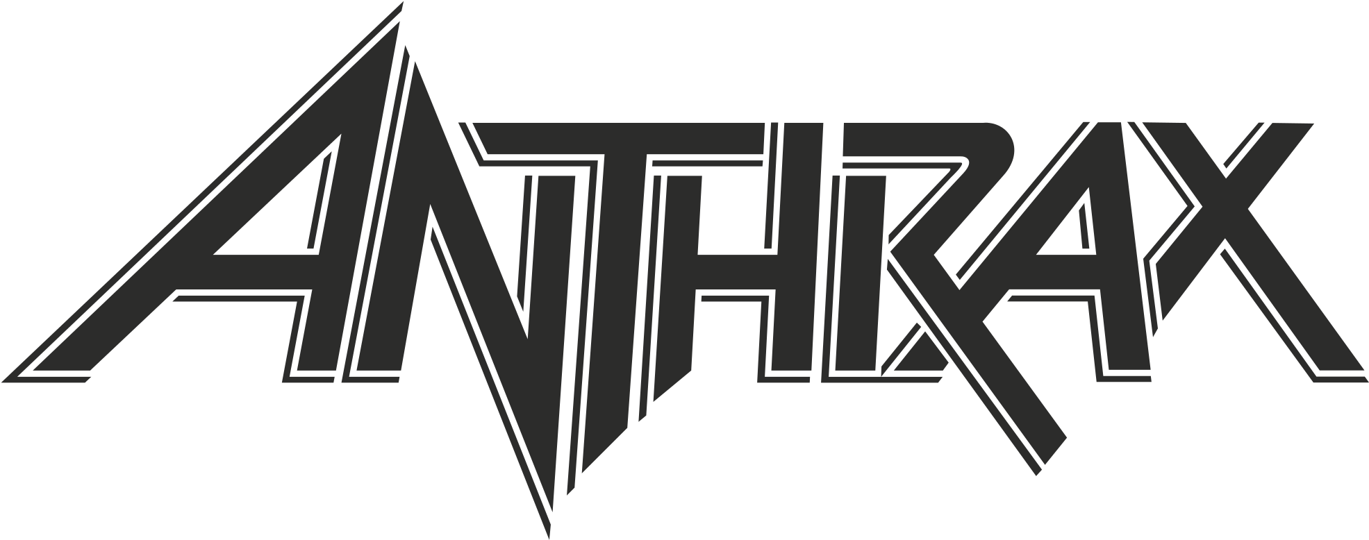 Datei Anthrax Svg Wikipedia Dateianthraxlogosvg - Anthrax (2000x809), Png Download