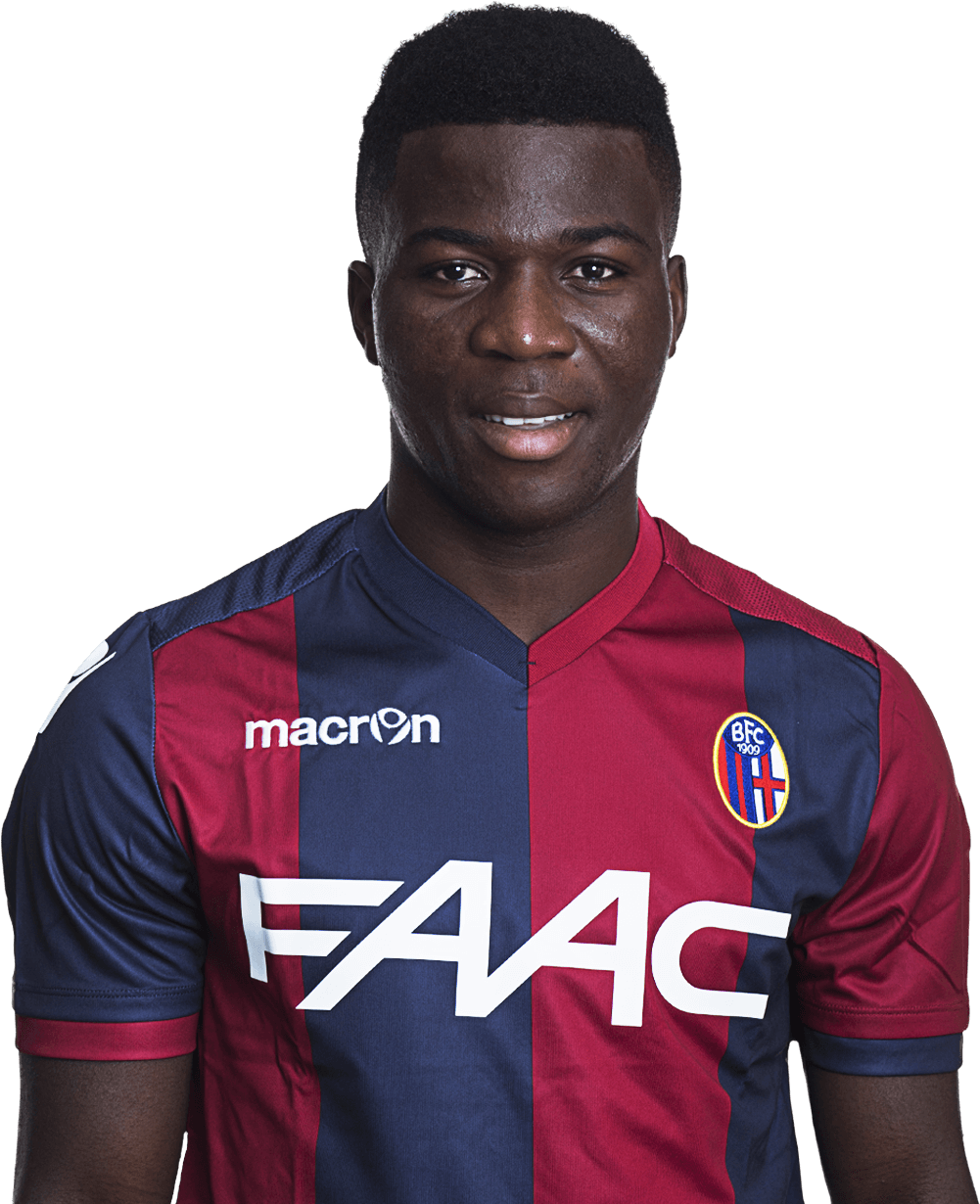 Bologna Midfield Ace Godfred Donsah Pushing For Black - Godfred Donsah Png (1415x1258), Png Download