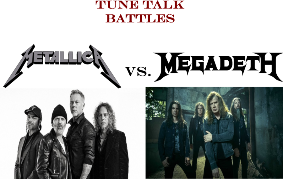 Tune Talk Battles - Metallica Vs Megadeth (900x600), Png Download