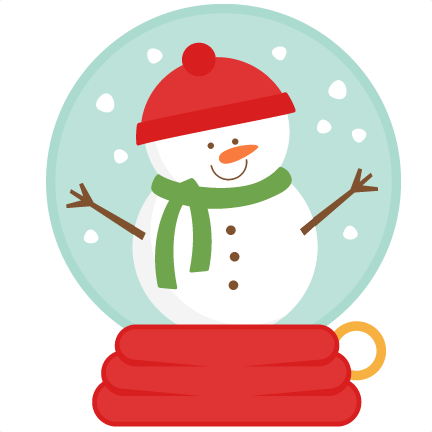Beach Clipart Snow Globe - Snowman Snow Globe Clipart (432x432), Png Download