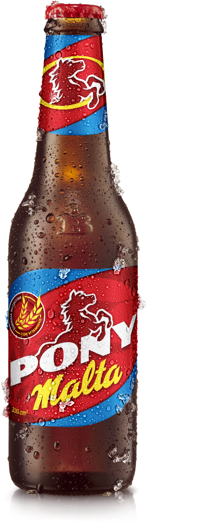 Pony Malta Producto 330 Front Small - Pony Malta (983x1772), Png Download