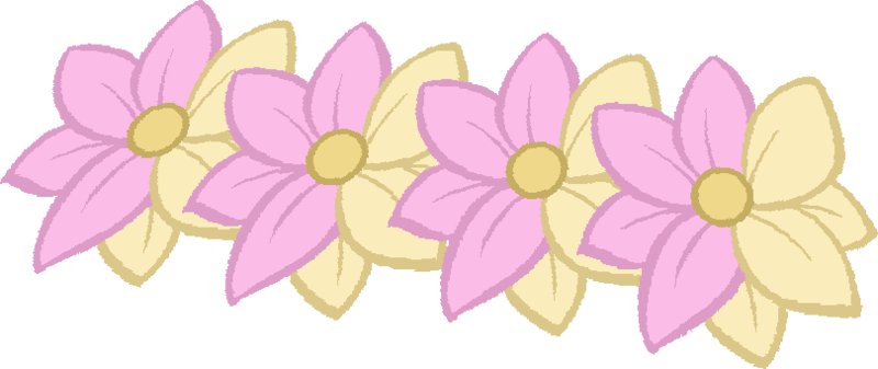Flower Crown Png Transparent - Flower Crown Mlp (800x337), Png Download