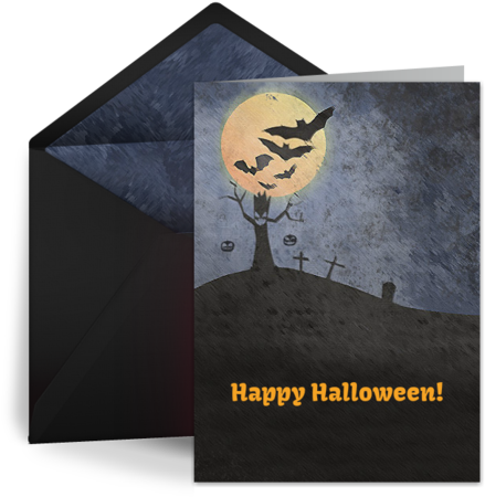 Happy Halloween Gorgeous Wishes To You - Happy Halloween Cards (460x460), Png Download