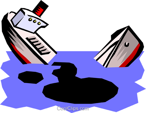 Oil Spill Royalty Free Vector Clip Art Illustration - Oil Spill Clipart Png (480x371), Png Download