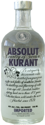 Absolut Kurant - Absolut Citron Vodka Liter (319x480), Png Download