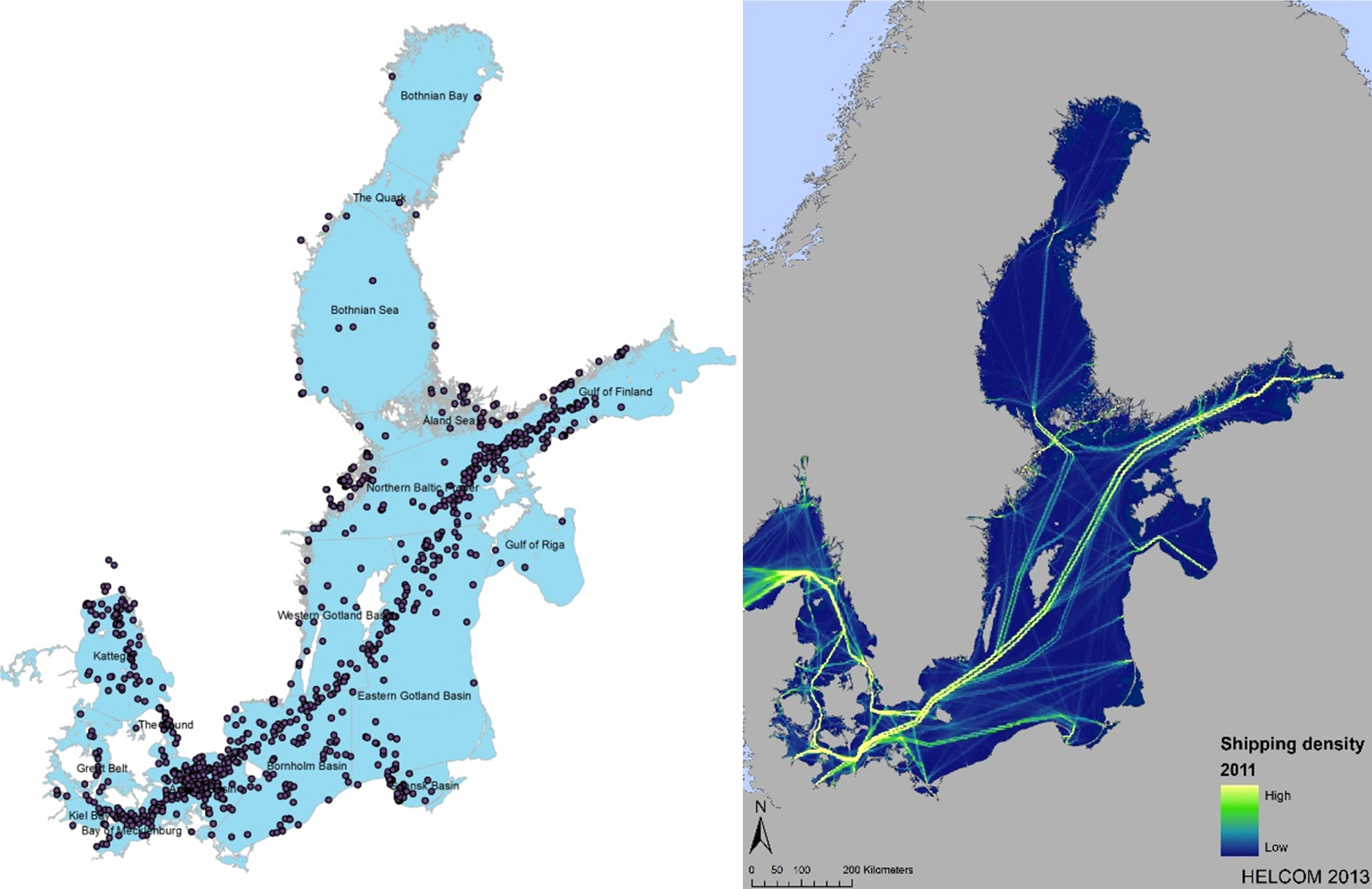 Oil Spills Assessment Figure 1 - Helcom (4013x2228), Png Download