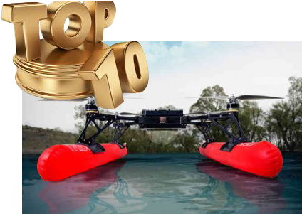 Top Ten Posts Of 2015 - Water Spider Drone (433x300), Png Download