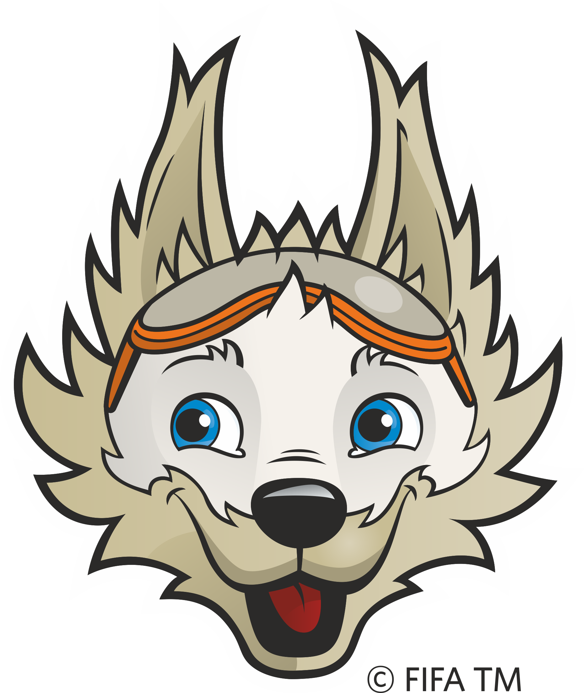 2018, Copa Mundial De Fútbol De 2018, Coupe Du Monde - Cara De Zabivaka (1860x2207), Png Download
