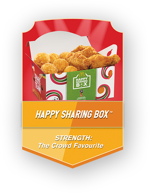 Chicken Pizza Kicks (12pc) Mcwings® (8pc) - Happy Sharing Box Fifa World Cup (480x616), Png Download