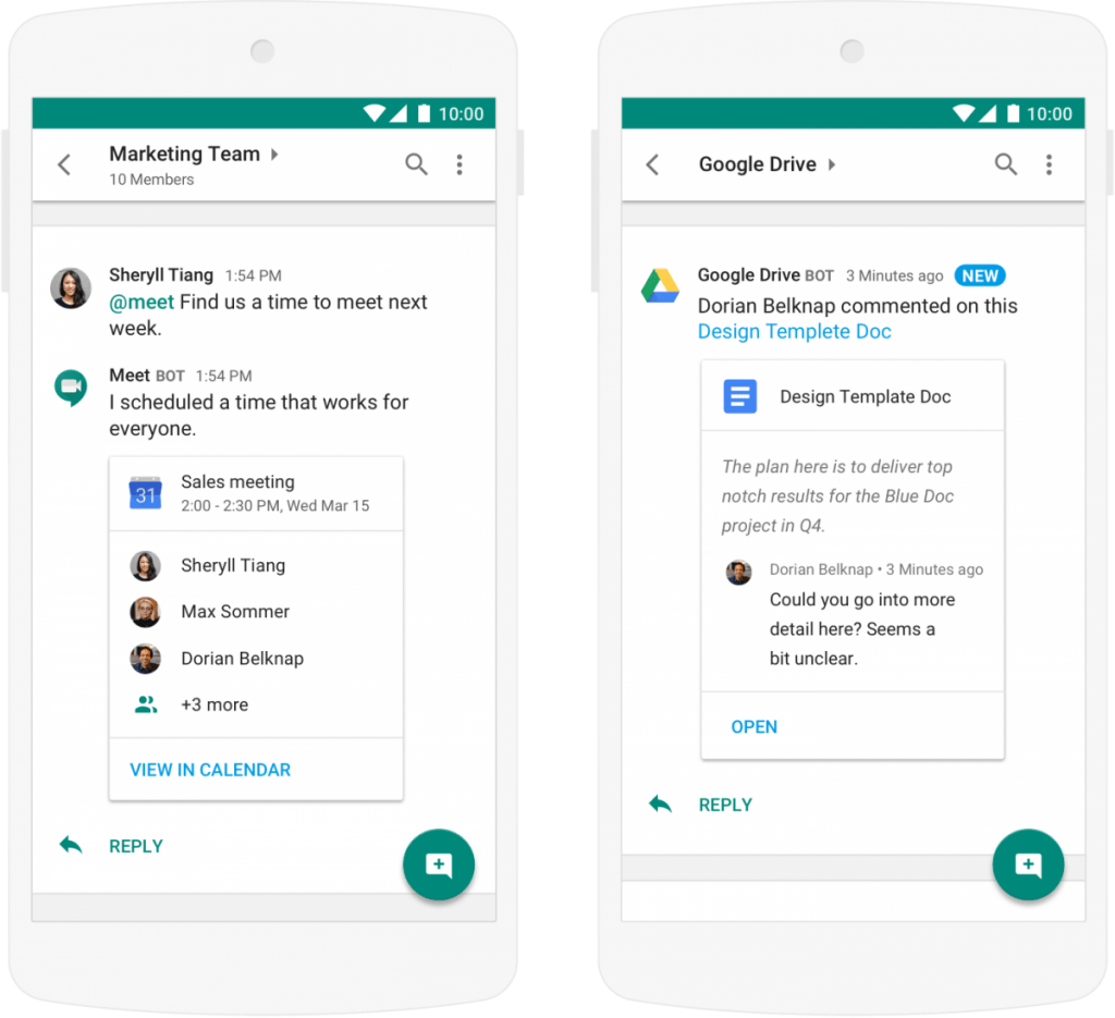 Hangouts Chat (1024x935), Png Download