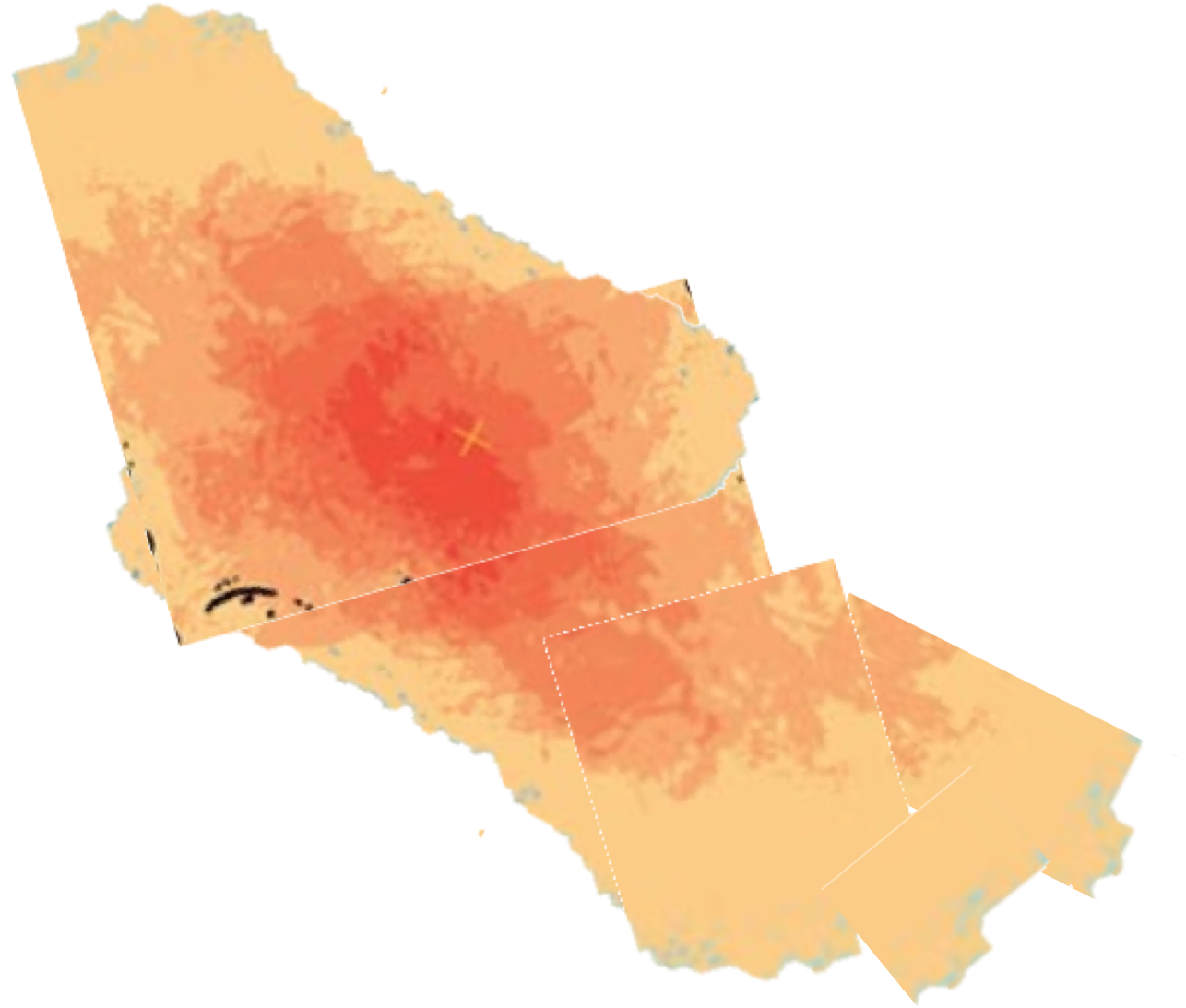Croatia Oil Spill Underlay - Underlay (1290x1307), Png Download