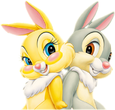 Cartoon Easter Bunny - Thumper's Girlfriend Name (400x400), Png Download