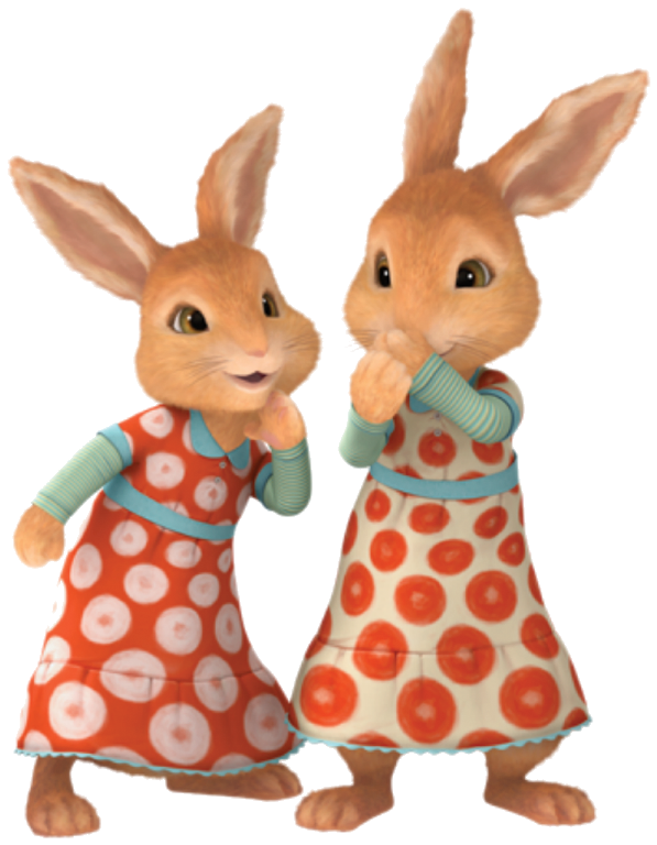 Peter Rabbit - Peter Rabbit Flopsy And Mopsy (652x806), Png Download