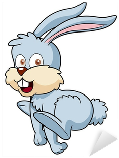 Illustration Of Bunny Rabbit Cartoon Sticker • Pixers® - Illustration (400x400), Png Download