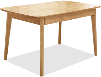 New Series Rubber Wood Dining Table Restaurant Wooden - Table (350x350), Png Download