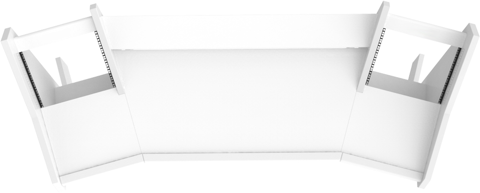 Pro Line Sl Desk All White - Outdoor Sofa (1000x1000), Png Download