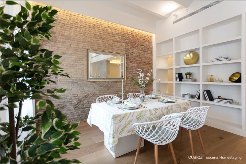 Double Dinner Table - Interior Design (800x800), Png Download