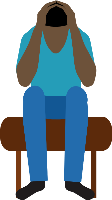 Feeling Stressed - Caregiver (648x920), Png Download