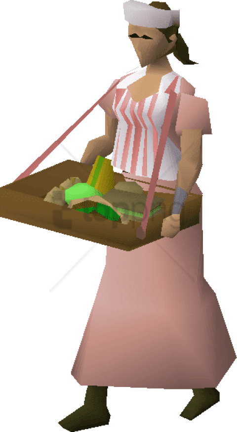 Sandwich Lady - Runescape Sandwich Lady Meme (327x595), Png Download