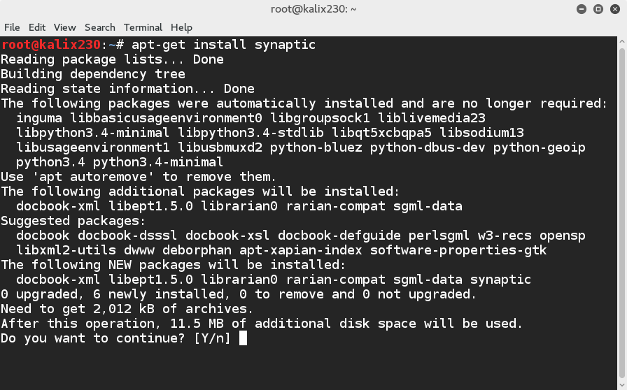 001 Installing Synaptic Package Manager In Kali Linux - St8000as00002 Firmware (896x558), Png Download