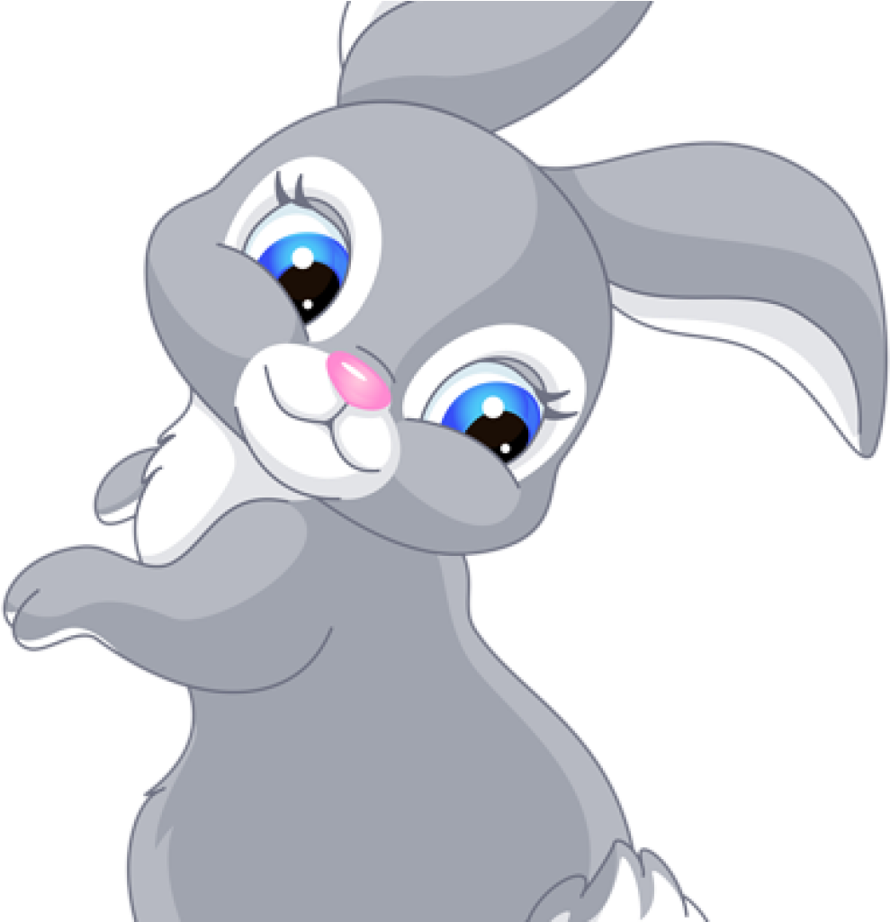 Rabbit Clipart Free Rabbit Clipart Images Cute Bunny - Bunny En Cartoon Png (1024x1024), Png Download
