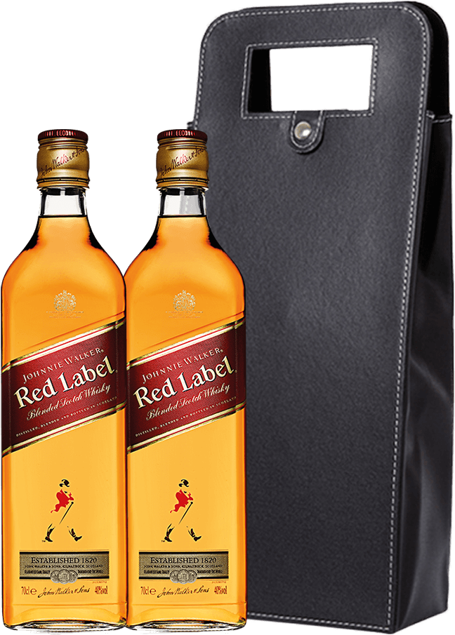 Johnnie Walker Red Label Gift Set - Johnnie Walker Red Label Blended Scotch Whisky (1080x1080), Png Download