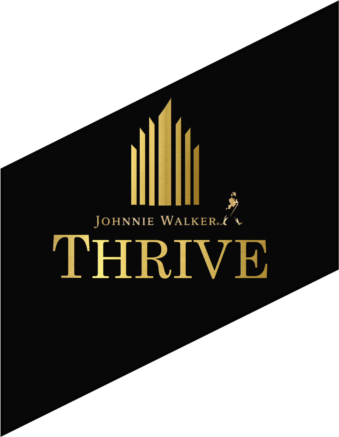 Johnnie Walker Thrive - Stony Brook University (3000x2120), Png Download