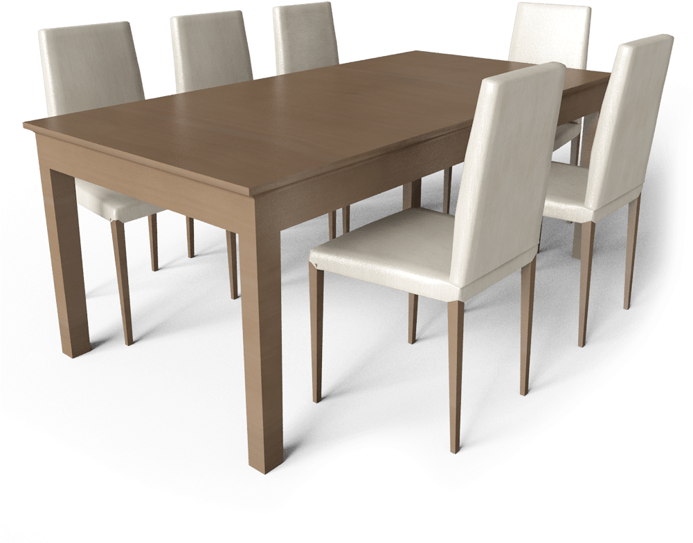 Cad And Bim Object Markor Dining Table 2 Ikea - Revit Dining Table (1000x1000), Png Download