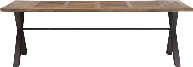 Haight Ashbury Distressed Table - Zm 98" Solid Fir Wood Executive Desk (800x800), Png Download