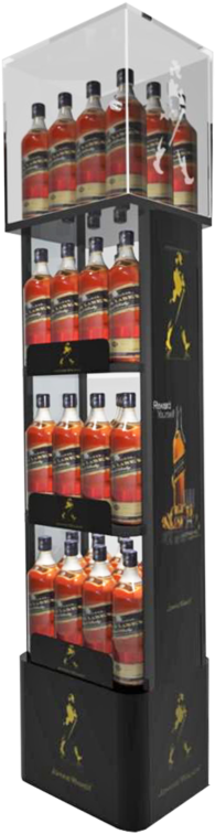 Johnnie Walker Lock Box Display - Gap Inc. (1024x1024), Png Download