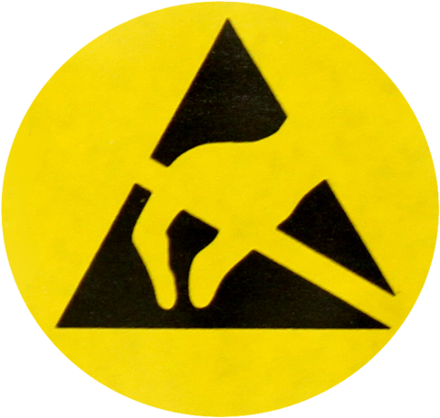 Attention Label - Anti Static (625x600), Png Download