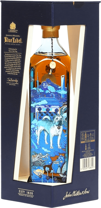 Johnnie Walker Blue Label Cny (900x900), Png Download