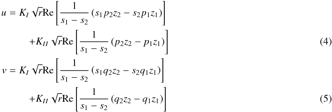 2 Anisotropic Stress And Displacement Field Near A - Document (677x229), Png Download