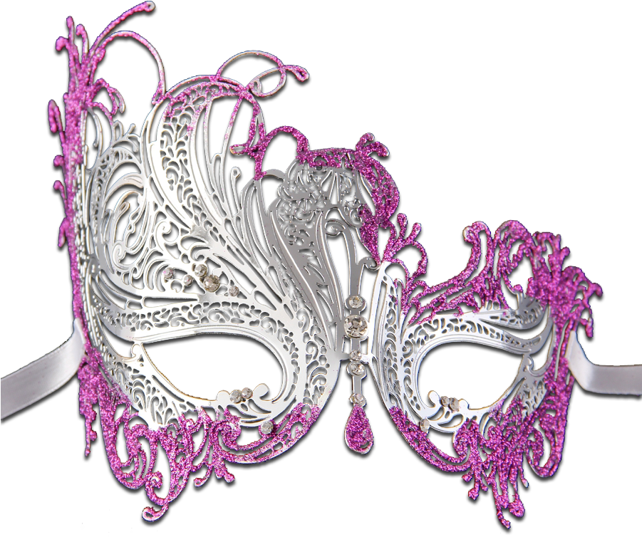 Glitter Series Swan Metal Filigree Laser Cut Venetian - Luxury Mask Women's Swan Metal Filigree Laser Cut Venetian (900x802), Png Download