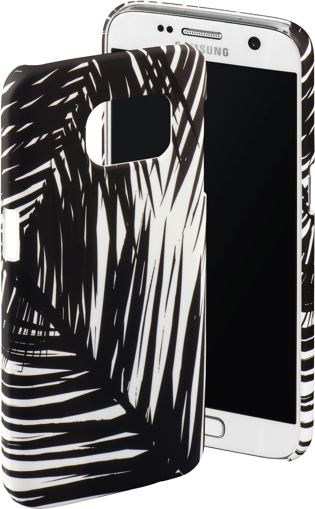 Abx High-res Image - Coque Feuille Bambou Gal S7 Noir (1100x1100), Png Download