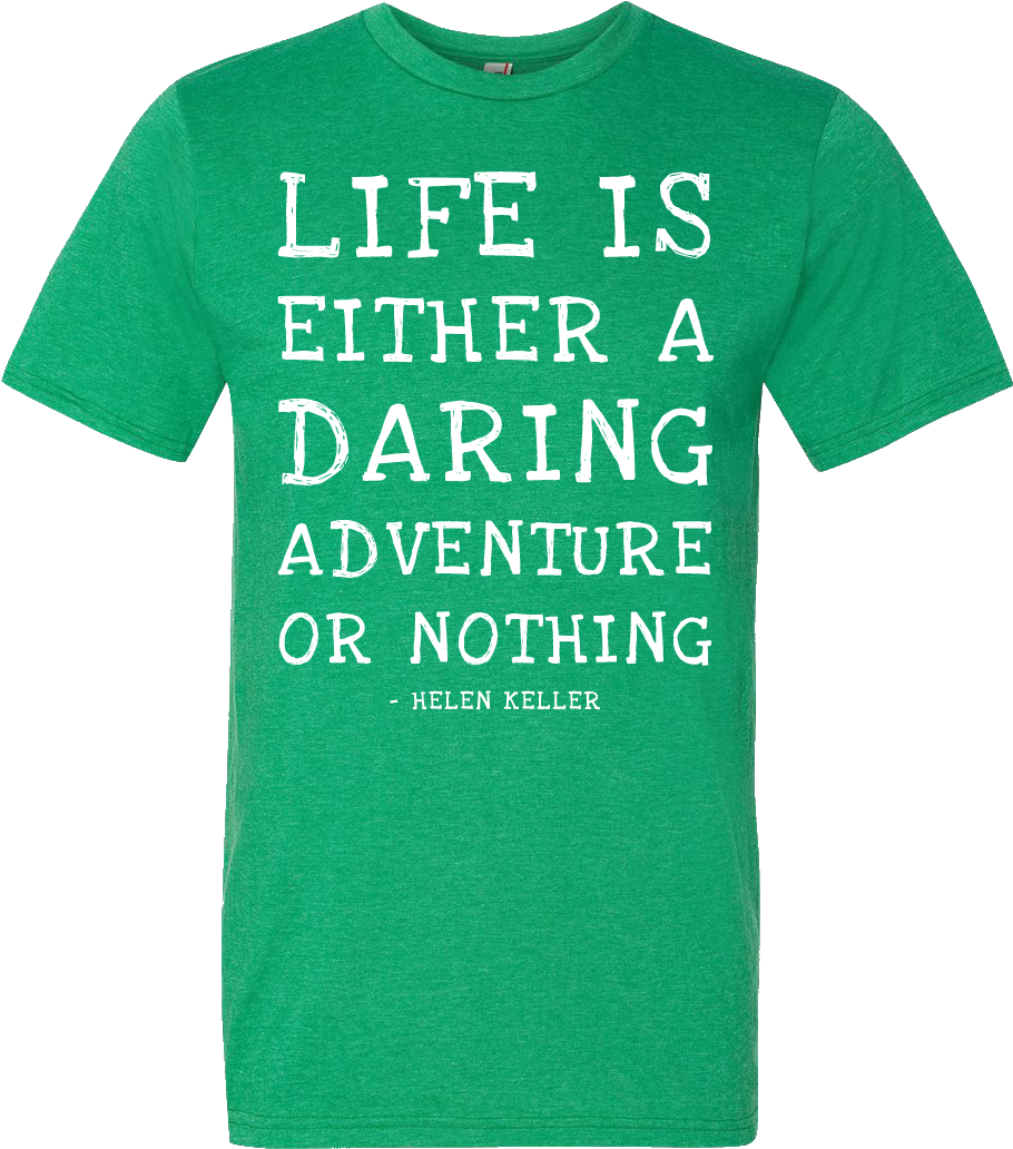 Life Is Either A Daring Adventure, Or Nothing Helen - Saint Augustine Of Hippo T Shirt (1075x1075), Png Download