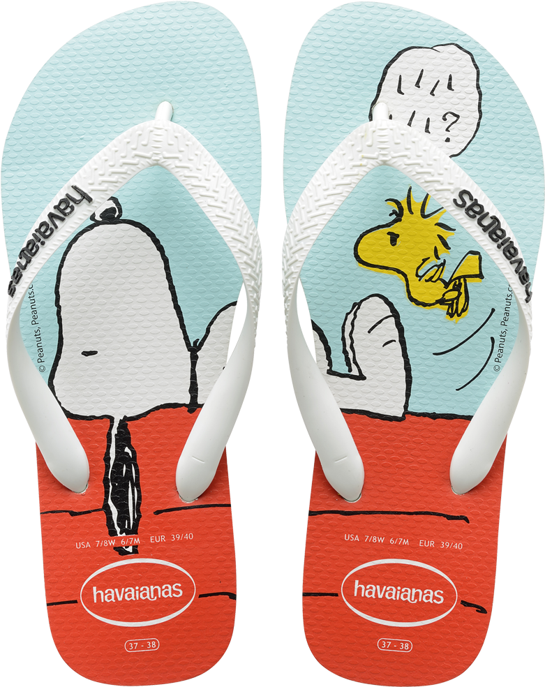 Sandals Clipart Sock Sandal - Havaianas Snoopy Flip Flops (780x1000), Png Download