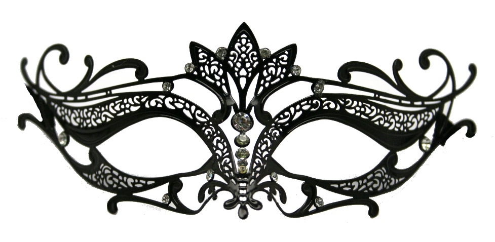 Venetian Mask Cut Pattern (977x478), Png Download