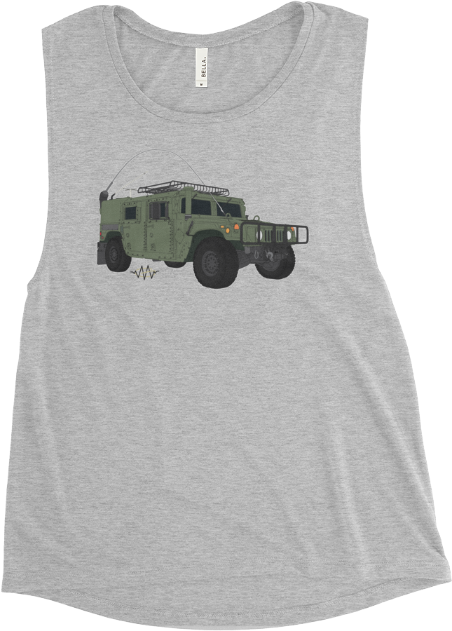 Hmmwv Color Muscle Tank - Top (1000x1000), Png Download