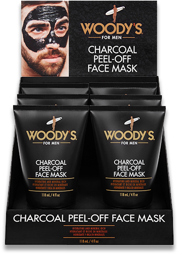 Black Mask 6pc - Woody's Quality Grooming For Men Beard Balm 60ml/ 56.7 (500x561), Png Download