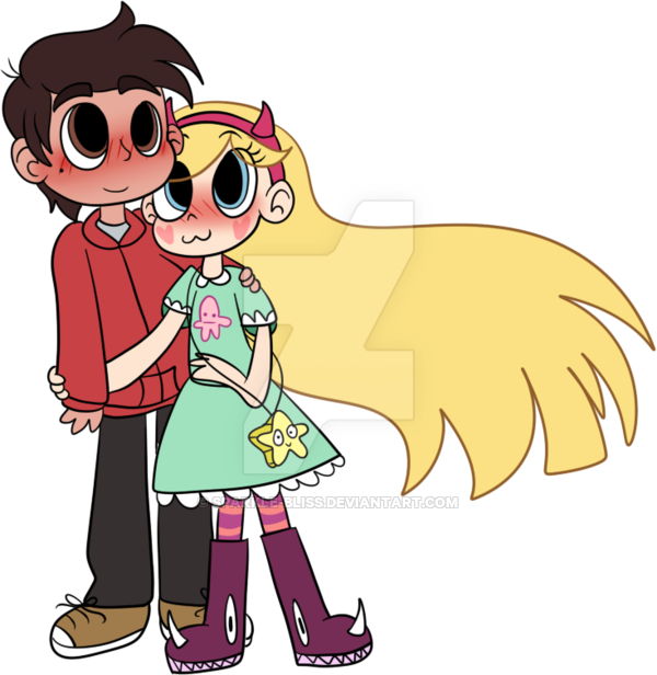 Bad Boy X Princess Starco (600x616), Png Download