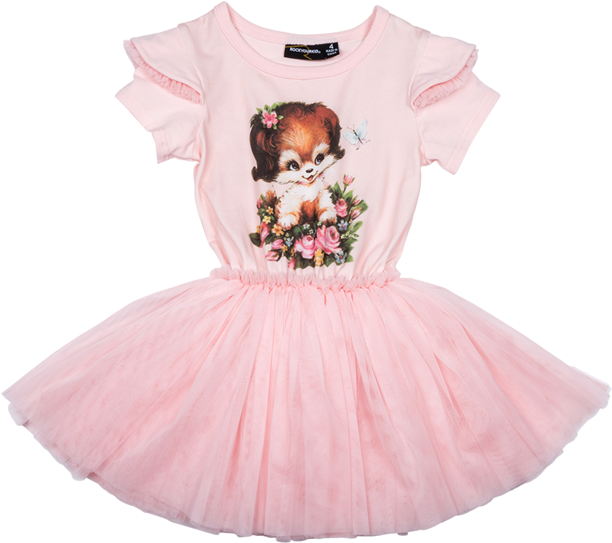 Puppy Love Circus Tutu Dress - New Puppy Love Top, Multicolor (1000x1000), Png Download